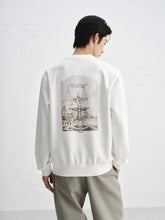 Men's Printed and Embroidered Stretch Sweatshirt